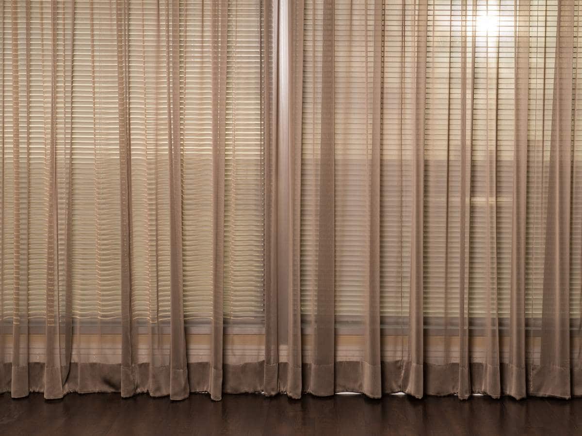 Modern sheer curtains