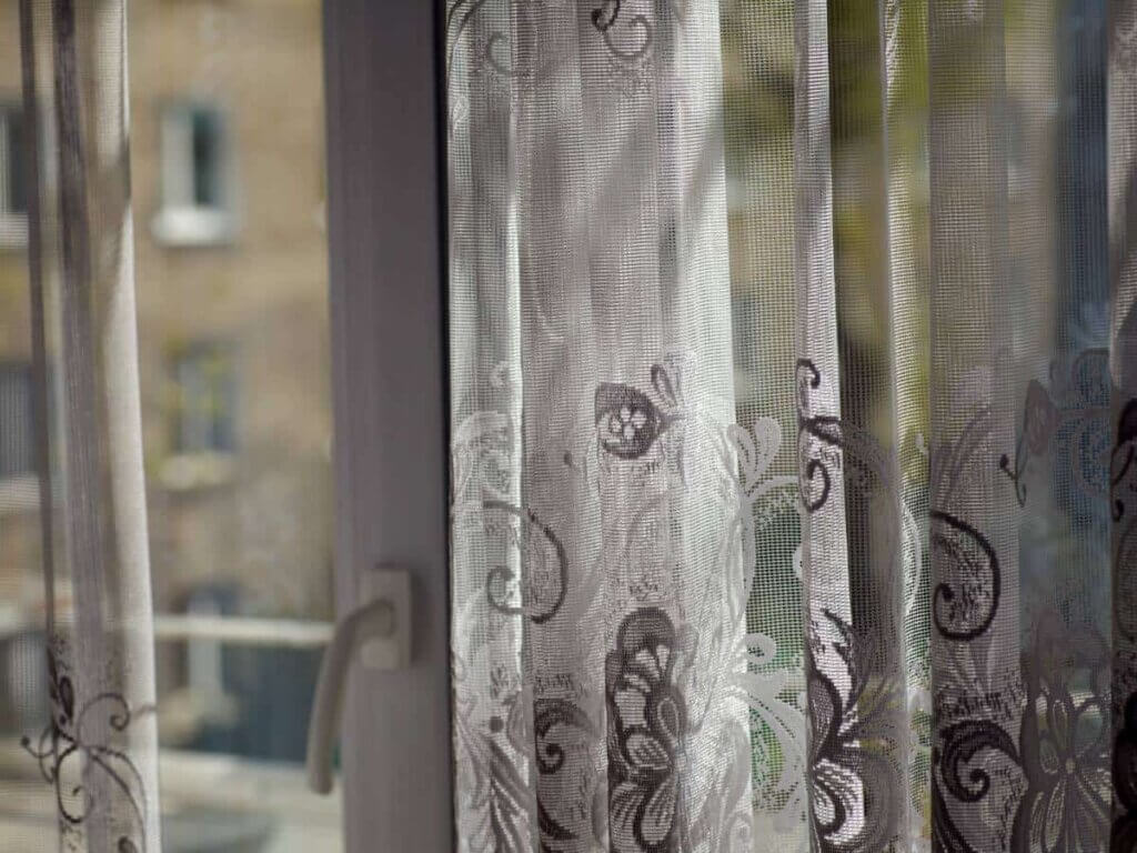 Sheer Curtains with Design