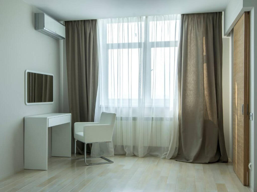 sheer and solid curtains